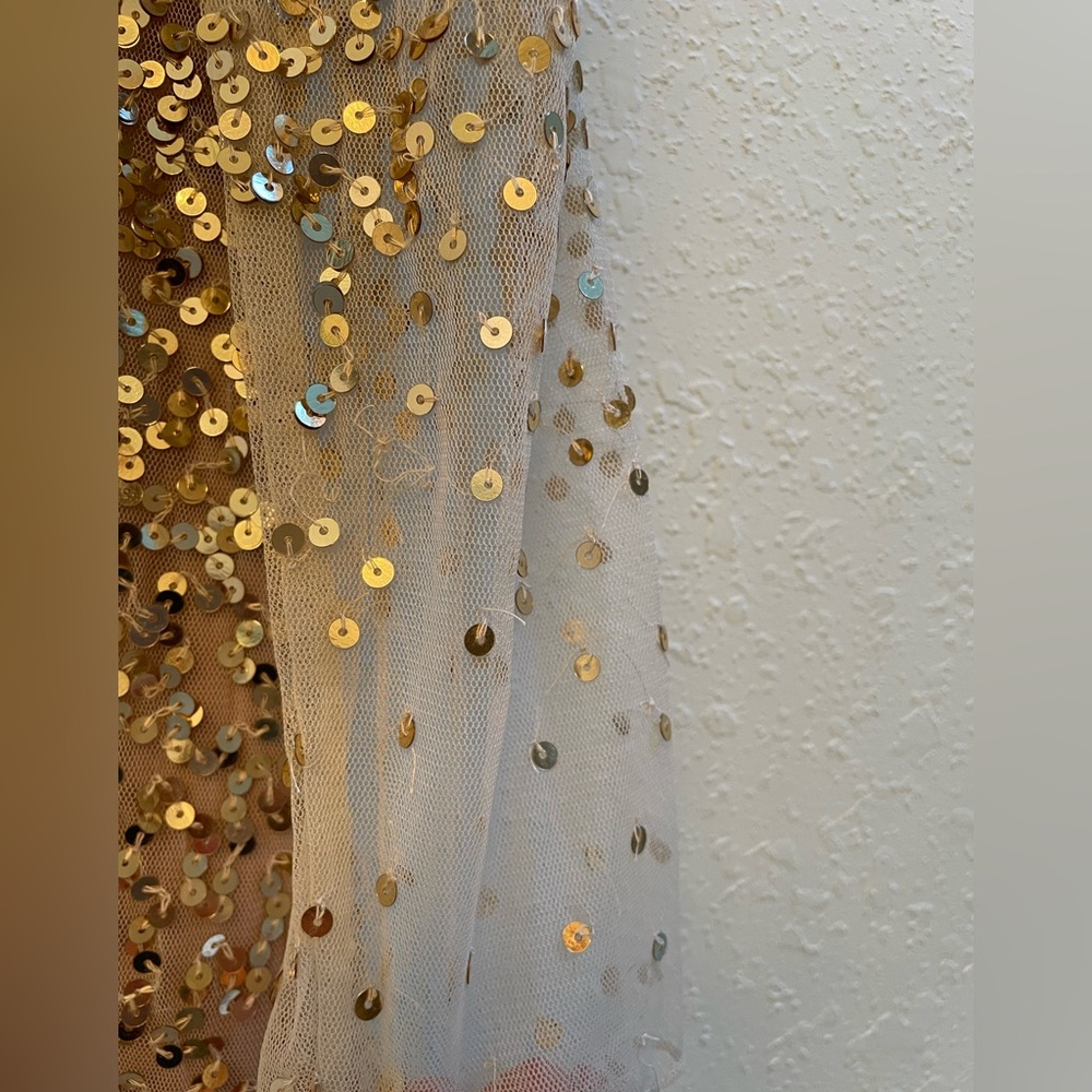 French Connection Gold Sequin Dress - Picture 6 of 6